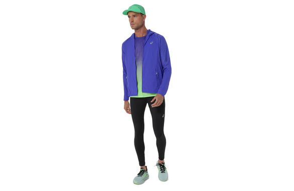 Kurtka Asics Road Packable Jacket kobaltowa męska 