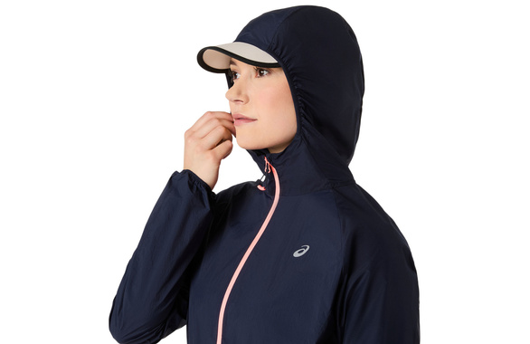 Kurtka Asics Road Packable Jacket damska granatowa