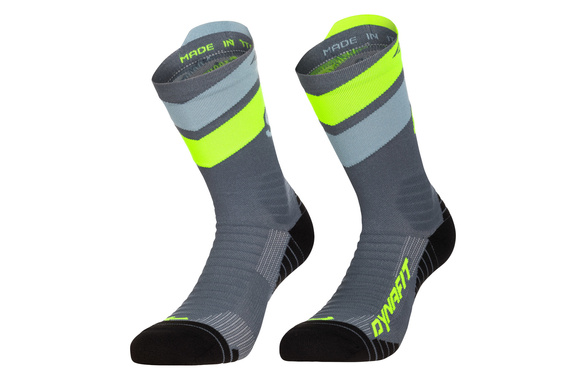 Skarpety Dynafit Ultra Crew Socks szaro-zielone