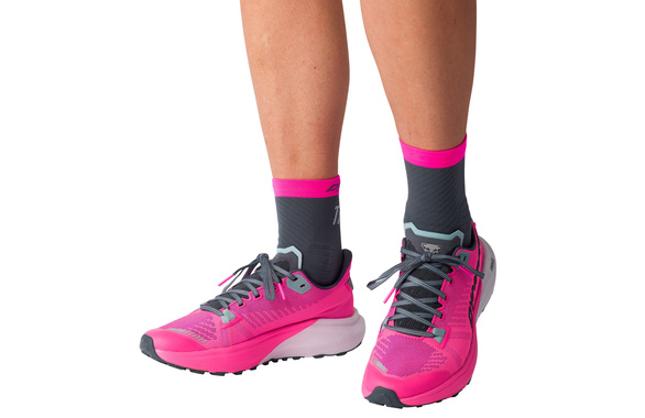 Skarpety Dynafit Trail Mid Socks szaro-różowe