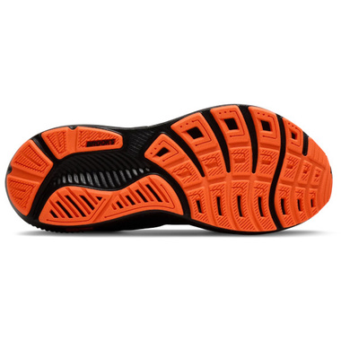Buty Brooks Ghost 17 czarno-pomarańczowe męskie AW25