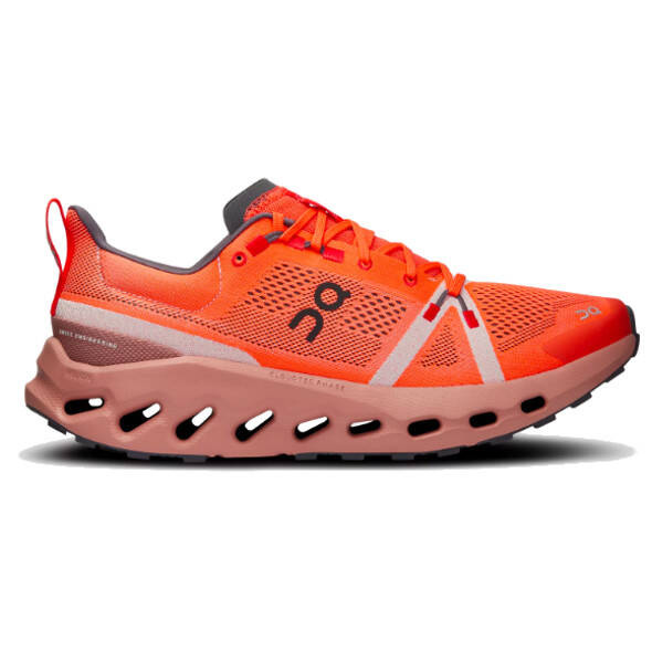 Buty On Cloudsurfer Trail damskie czerwone AW24