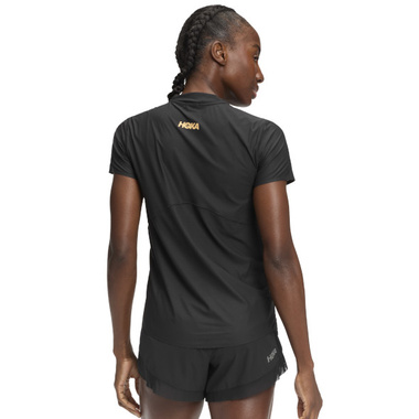 Koszulka Hoka Airolite Short Sleeve 2.0 damska czarna