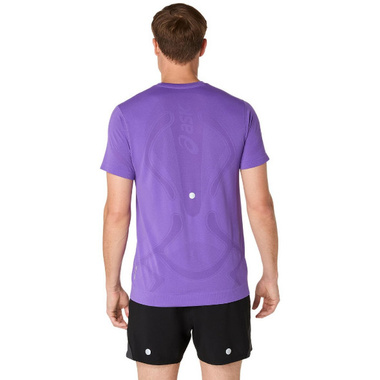 Koszulka Asics Road Seamless SS Top fioletowa męska 