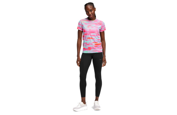 Koszulka Hoka Airolite Short Sleeve 2.0 damska kolorowa