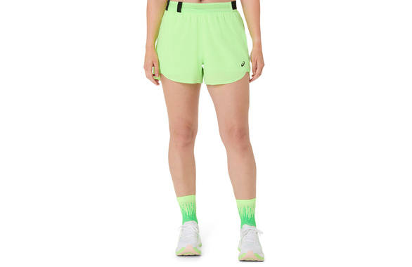 Spodenki Asics Metarun Split Short damskie zielone