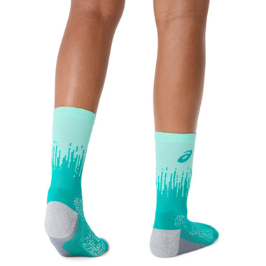 Skarpety Asics Performance Run Socks Crew zielono-szare