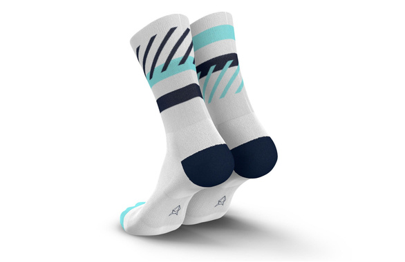 Skarpety Incylence Running Disrupts Navy Blue Mint (High Cut) biało-niebieskie