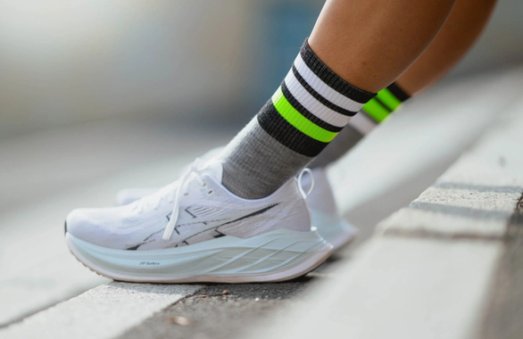 Skarpety Incylence Merino Strive Light Grey Neon Green (High Cut) szaro-czarno-zielone