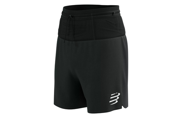 Spodenki Compressport Trail Racing 2-in1 Short czarne męskie 