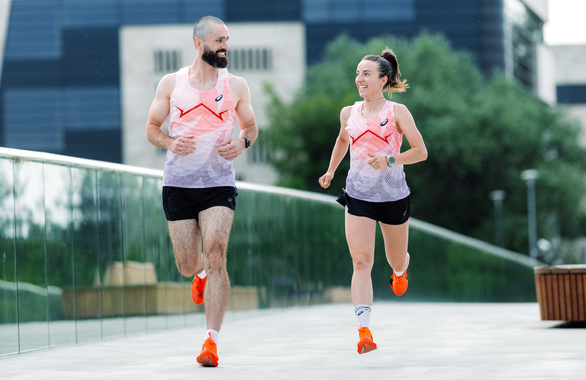 Koszulka Asics MetaSpeed Singlet czerwona męska  