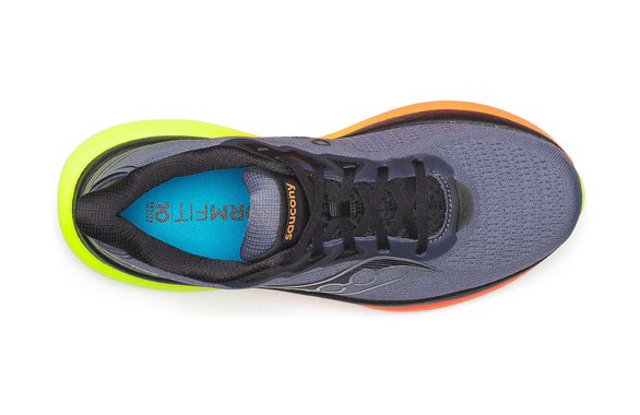 Buty Saucony Triumph 23 szaro-pomarańczowe męskie AW25