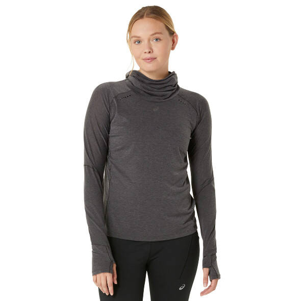 Bluza Asics Metarun Winter LS Hoodie damska szara