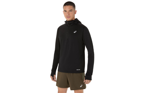Bluza Asics Road Winter LS Hoodie czarna męska