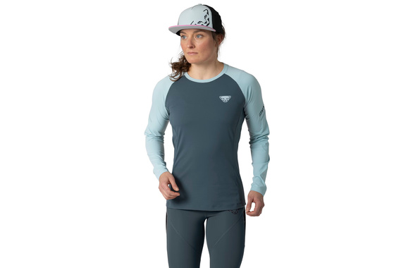 Koszulka Dynafit Alpine Pro Long Sleeve damska granatowo-niebieska