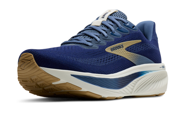 Buty Brooks Ghost 17 granatowo-złote męskie SS26