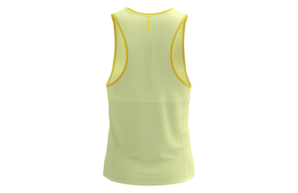Koszulka Compressport Pro Racing Singlet żółta męska