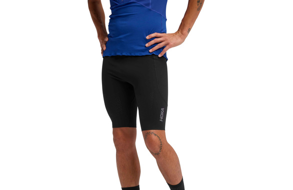 Krótkie legginsy Hoka Skybreeze Half Tight czarne męskie 