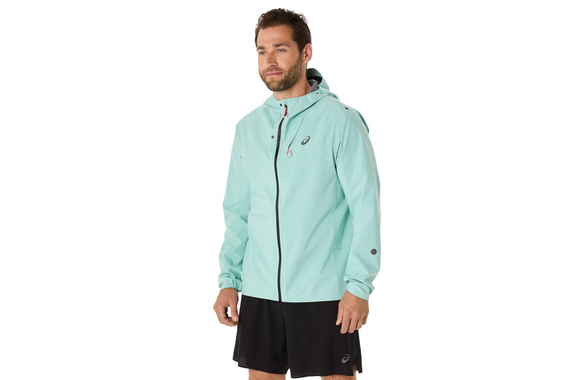 Kurtka Asics Metarun Waterproof Jacket turkusowa męska SS25