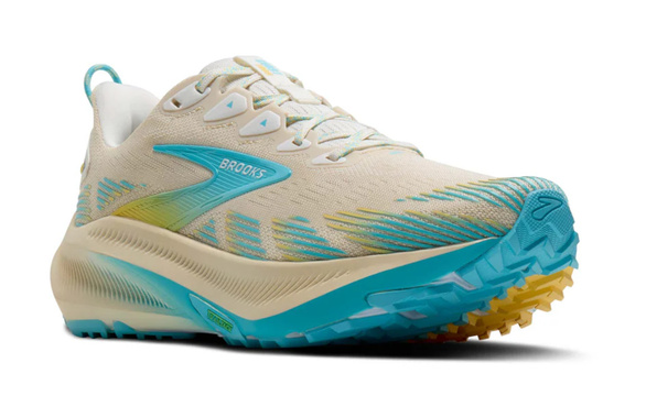 Buty Brooks Ghost Trail damskie kremowo-niebieskie SS26