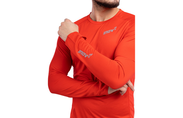Koszulka Inov-8 Base Elite LS czerwona męska