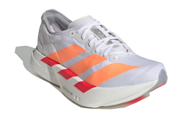 Buty Adidas Adizero Adios Pro 4 biało-pomarańczowo męskie SS26