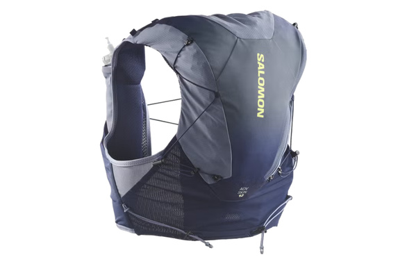 Plecak Salomon Adv Skin 12 granatowy - 12 l z flaskami