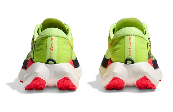 Buty Hoka Rocket X Trail żółto-czerwone męskie (NZN) SS26