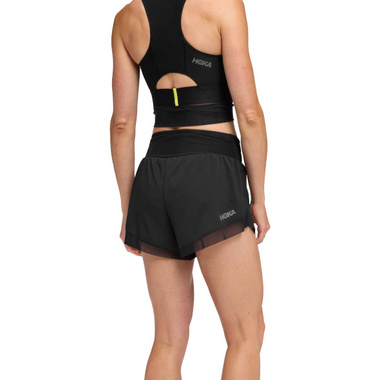 Spodenki Hoka Glide 4" Short damskie czarne SS25