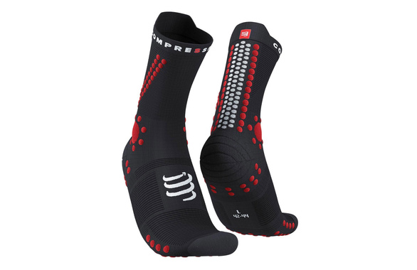 Skarpety Compressport Pro Racing Socks V4.0 Trail czarno-czerwone