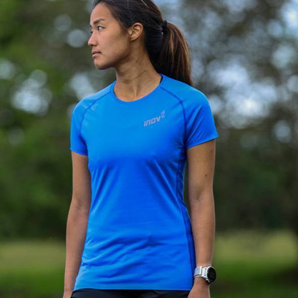 Koszulka Inov-8 Base Elite SS damska niebieska