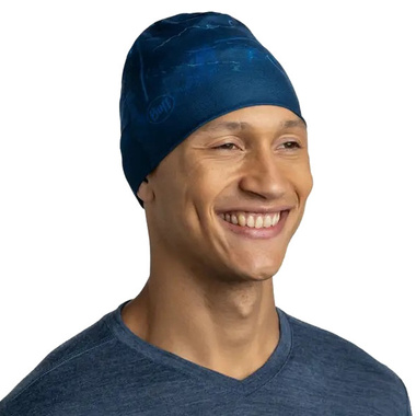 Czapka Buff Ecostretch Beanie Oney Blue granatowa