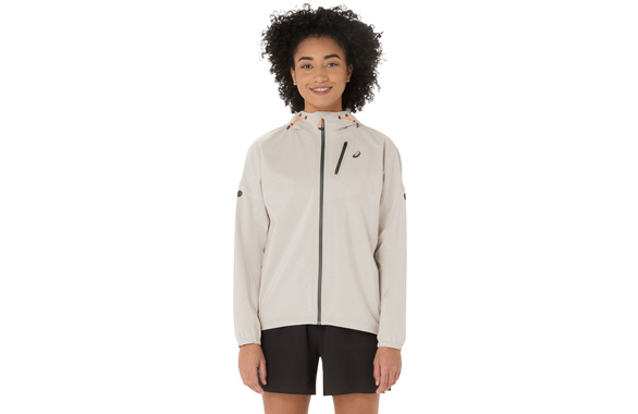 Kurtka Asics Fujitrail Elite Waterproof Jacket damska kremowa AW25