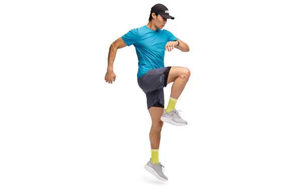 Spodenki Hoka Glide 7" Short 2in1 szare męskie