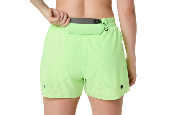 Spodenki Asics Metarun Split Short damskie zielone