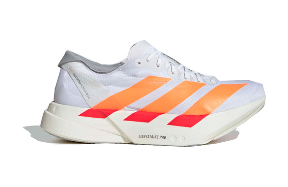 Buty Adidas Adizero Adios Pro 4 biało-pomarańczowo męskie SS26