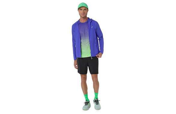 Kurtka Asics Road Packable Jacket kobaltowa męska 