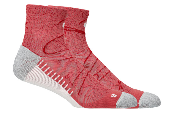 Skarpety Asics Performance Run sock quarter ciemnoróżowe