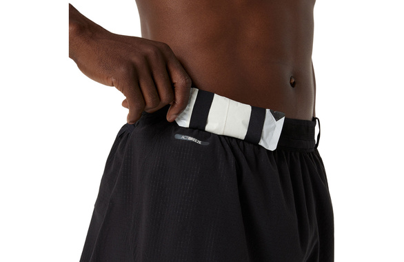 Spodenki Asics Metarun Split Short czarne męskie 