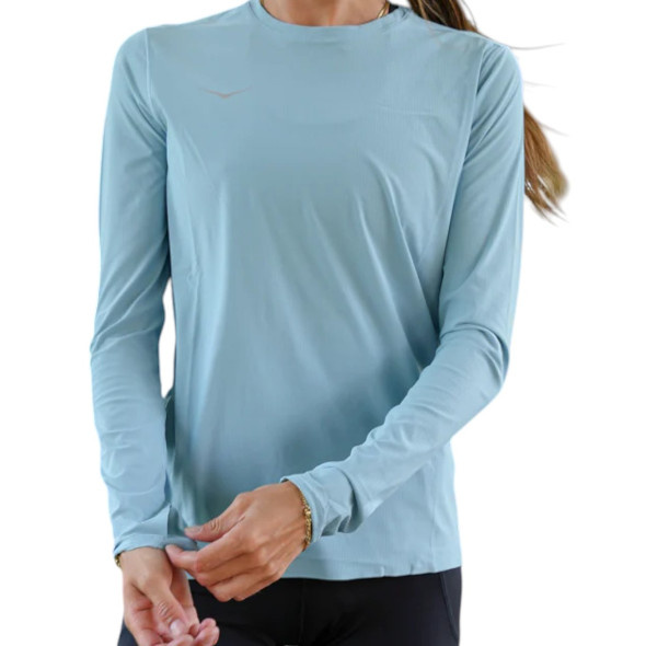 Koszulka Hoka Airolite Long Sleeve 2.0 damska niebieska