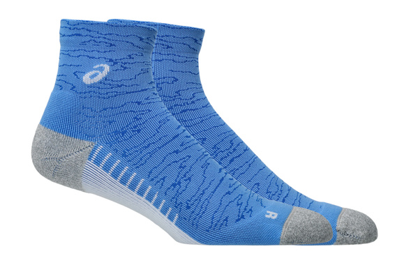 Skarpety Asics Performance Run Quarter Socks niebiesko-szare