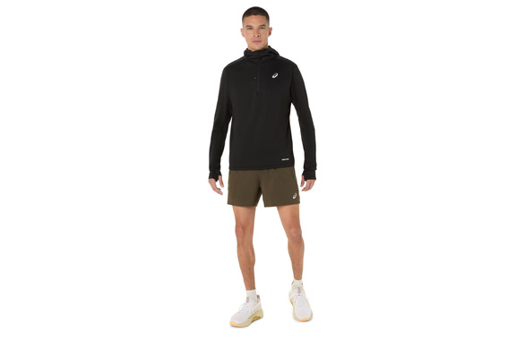 Bluza Asics Road Winter LS Hoodie czarna męska