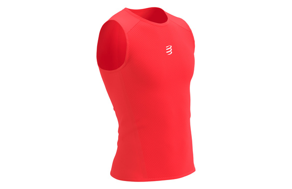 Koszulka Compressport Trail Racing Tank czerwona męska