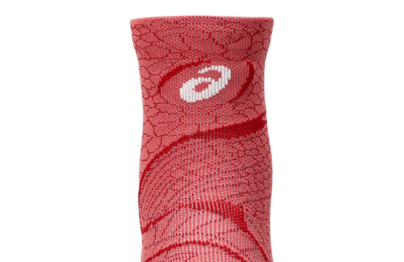 Skarpety Asics Performance Run sock quarter ciemnoróżowe
