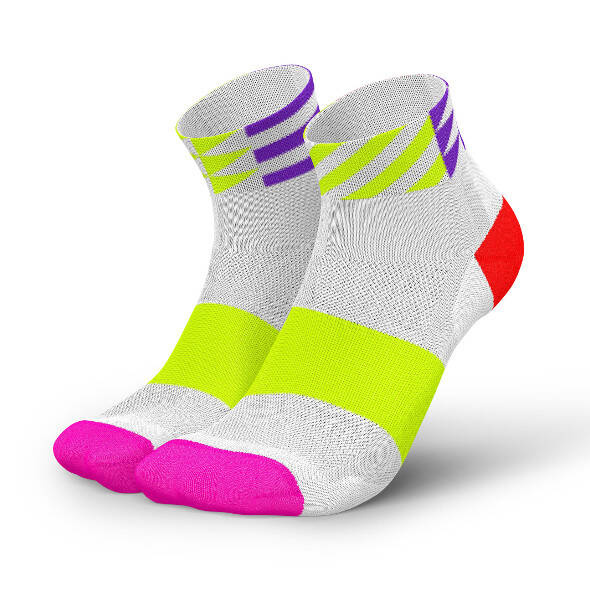 Skarpety Incylence Ultralight Elements Short White Pink (Low Cut) biało-różowe