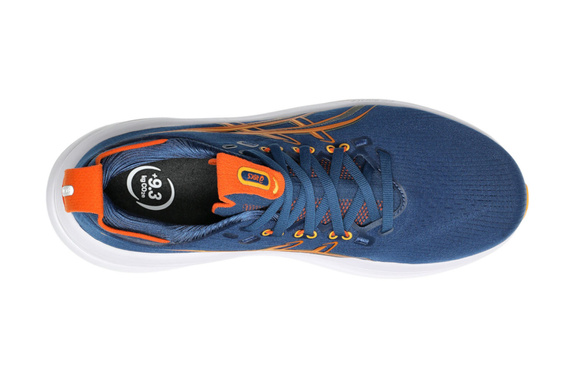 Buty Asics Gel-Nimbus 28 granatowo-pomarańczowe męskie SS26
