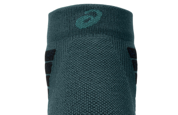 Skarpety Asics Fujitrail Quarter Sock ciemnozielone