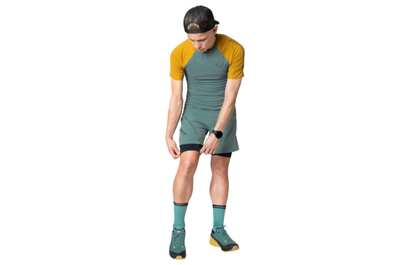 Spodenki Dynafit Ultra 2-in-1 Shorts zielone męskie 