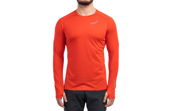 Koszulka Inov-8 Base Elite LS czerwona męska