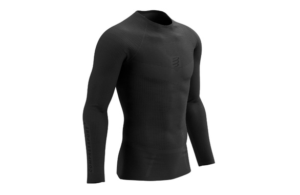 Koszulka Compressport On/Off Base Layer LS Top czarna męska